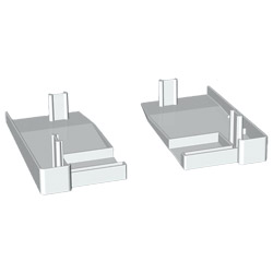 Abschlusskappen für RF 973/933 Weiß, VE: 50 Paar Produktbild