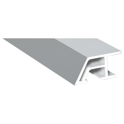 Wetterschenkel 15x30mm Lg. 6,00m foliert 72 5105-083 Lichtgrau Glatt Produktbild