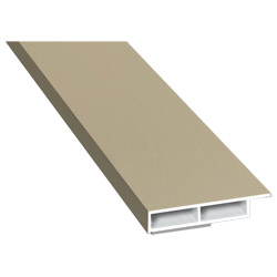 Kammerprofil 40x7mm SK Lg. 6,00m foliert, mit Nase 10 1505-167 Hellelfenbein Produktbild