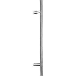 greenteQ Türgriff TG9.ER.GS 45° 800/560/109 mit verlängerten Stützen fein matt und poliert inkl.BA 15.EU H/K/A 2x45mm Produktbild