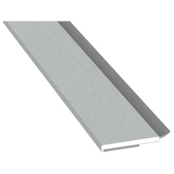 Flachprofil 30x3mm WL SK Lg. 6,00m foliert, WL Schwarz 436 1001 Metbrush Aluminium Produktbild