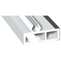 Aufdopplungsprofil 30x10mm Lg. 6,00m foliert 70 1205-083 Basaltgrau Glatt Produktbild