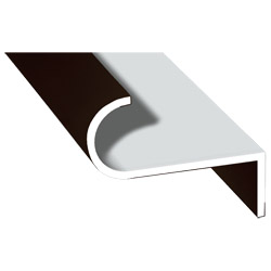 Abrollprofil schraubbar Lg. 6,00m foliert 88 7505-167 Schokobraun Produktbild
