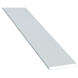 Flachprofil 30x3mm Lg. 6,00m foliert 72 5105-083 Lichtgrau Glatt Produktbild