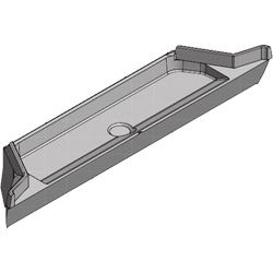 Dichtteil Veka SL82 DB102311/124mm/grau SL82 Produktbild