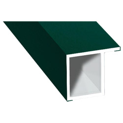 Kammerprofil 17x15mm Lg. 6,00m foliert, mit Nase 60 0505-167 Moosgrün Produktbild
