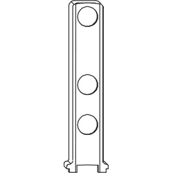 ABDECKKAPPE EL O RAL9003 Produktbild