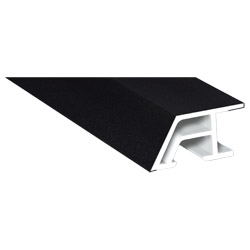 Wetterschenkel 15x30mm Lg. 6,00m foliert 70 2105-083 Schwarzgrau Glatt Produktbild