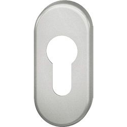 PZ Rosette 9mm Aluminium naturfarbig Produktbild