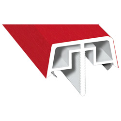 Kopplungsabdeckungsprofil Lg. 6,50m foliert 30 5405-167 Feuerrot Produktbild