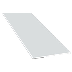 Flachprofil 70x2,5/1,5mm SK Lg. 6,00m Weiß, VE: 60m Produktbild