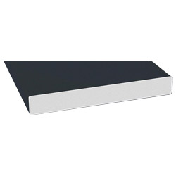 Schaumprofil 150x20mm Lg. 6,00m foliert, PVC-HartSchaum 70 1605-167 Anthrazitgrau Produktbild