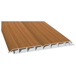 Nut- u. Federprofil 200x17mm Lg. 6,00m foliert, V-Fuge 49198 Indian Produktbild