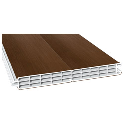 Nut- u. Federprofil 200x24mm Lg. 6,00m zweiseitig foliert 49233 Siena Rosso Produktbild