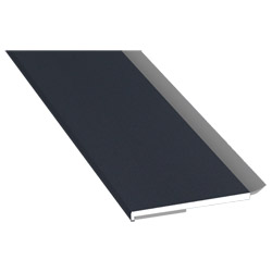Flachprofil 40x3mm WL SK Lg. 6,00m foliert, WL Schwarz 70 1605-097 Anthrazitgrau Glatt 2 Produktbild