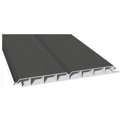 Nut- u. Federprofil 200x17mm Lg. 6,00m foliert, V-Fuge 436 1014 Alux DB 703 Produktbild