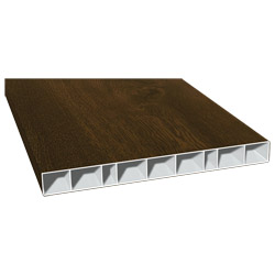 Hohlkammerprofil 200x20mm Lg. 6,00m foliert 217 8007-167 Nussbaum Produktbild