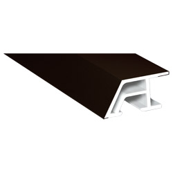 Wetterschenkel 15x30mm Lg. 6,00m foliert 88 7505-167 Schokobraun Produktbild
