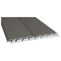 Nut- u. Federprofil 200x17mm Lg. 6,00m foliert, V-Fuge 70 3905-167 Quarzgrau Produktbild