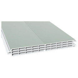 Nut- u. Federprofil 200x24mm Lg. 6,00m foliert 70 3805-167 Achatgrau Produktbild