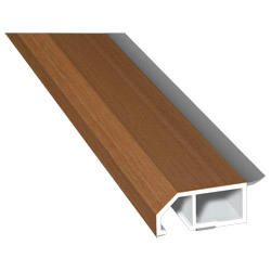 Anschluß-Profil 40mm WL SK Lg. 6,00m foliert, klipsbar, WL Douglasie315 2009-167 Streifen-Douglasie Produktbild