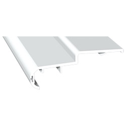 Abrollprofil 102mm Lg. 6,00m Weiß, VE: 60m Produktbild