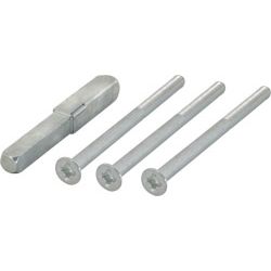 greenteQ Unterbaud&auml;mmprofil TS mit Klebestreifen hochd&auml;mmend einseitig PVC au&szlig;en Produktbild