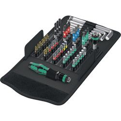 WERA Bitsortiment KK 100 mit Halter SWF 52-tlg. Produktbild