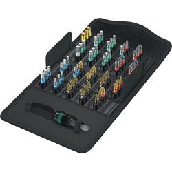 WERA Bitsortiment Bit-Safe 61 BiTorsion mit Halter SWF 61-tlg. Produktbild