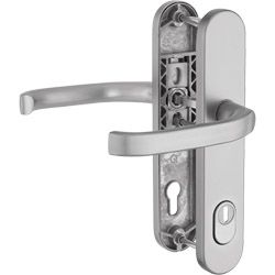 greenteQ Haustürgarnitur DG 48.S216.ZA.AL.NS PZ 92 Produktbild