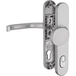 greenteQ Haustür-Wechselgarnitur DG 48.S216.ZA.AL.NSWK PZ 92 Produktbild