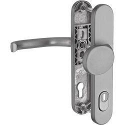 greenteQ Haustür-Wechselgarnitur DG 48.S216.ZA.AL.NSWK PZ 92 Produktbild