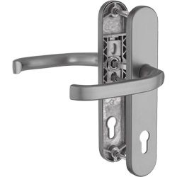 greenteQ Haustürgarnitur DG 48.S216.AL.NS PZ 92 Produktbild