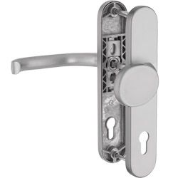 greenteQ Haustür-Wechselgarnitur DG 48.S216.AL.NSWK PZ 92 Produktbild