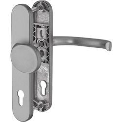 greenteQ Haustür-Wechselgarnitur DG 48.S216.AL.NSWK PZ 92 Produktbild