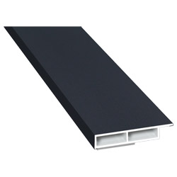 Kammerprofil 40x7mm SK Lg. 6,00m foliert mit Nase 70 1605-097 Anthrazitgrau Glatt 2 Produktbild