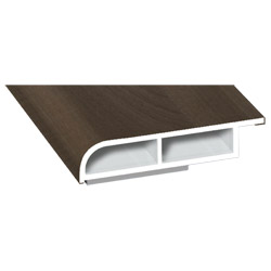 Kammerprofil 35x7mm SK Lg. 6,00m foliert mit Nase 49237 Siena Noce Produktbild