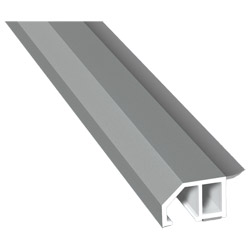 Anschluß-Profil 30mm WL SK Lg. 6,00m foliert, klipsbar, WL Schwarz70 0405-083 Signalgrau Glatt Produktbild