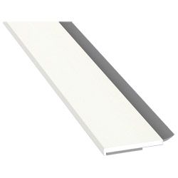 Flachprofil 30x3mm WL SK Lg. 6,00m foliert, WL Weiß 456 5053 Altweiß Produktbild