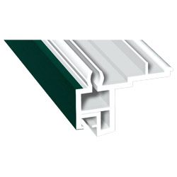 Fensterbankanschlussprofil Schüco 20mm Lg. 6,00m foliert 60 0505-167 Moosgrün Produktbild