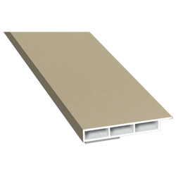 Kammerprofil 50x7mm SK Lg. 6,00m foliert, mit Nase 10 1505-167 Hellelfenbein Produktbild