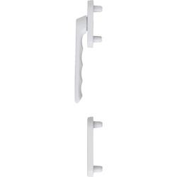 HOPPE Balkon-/Fenstertür-Halbgarnitur Außenseite 099KH/66N/66NS flacher Griff Produktbild