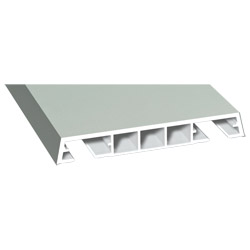 Verkleidungsprofil 85x12mm Lg. 6,00m foliert 70 3805-167 Achatgrau Produktbild
