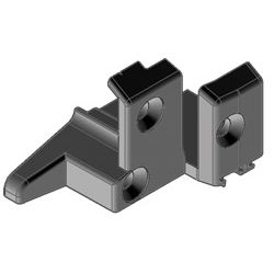 greenteQ Endkappen-Set EKW7610S schwarz Produktbild