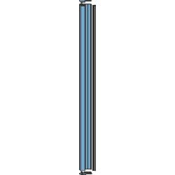 Dichtungsschiene C HS Gr 270 Ral 9003 K1 Produktbild