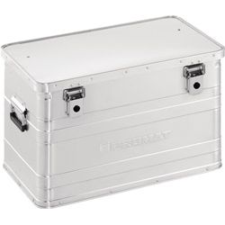 Aluminiumbox 70l L595xB390xH380mm m.Klappverschlüssen u. Schlösser PROMAT Produktbild