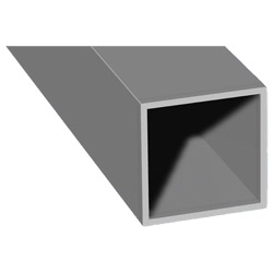 ALU Rechteckrohr 30x30x1,5mm Lg. 6,00m aus Aluminium Produktbild