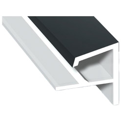 Verkleidungsprofil 23x17mm Lg. 6,00m foliert 70 1605-083 Anthrazitgrau Glatt Produktbild