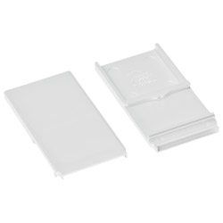 Endkappen-Set (2er Set) für GSR-EMR B/BG,im Contur Design,weiß (RAL 9016) Produktbild