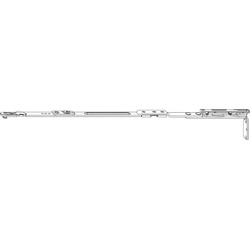 0710RH/66N/66NS Halbgarnitur, Außenseite/F9016 (9016) verkehrsweis N10/7mm/M5/Profilzylinder/ Produktbild